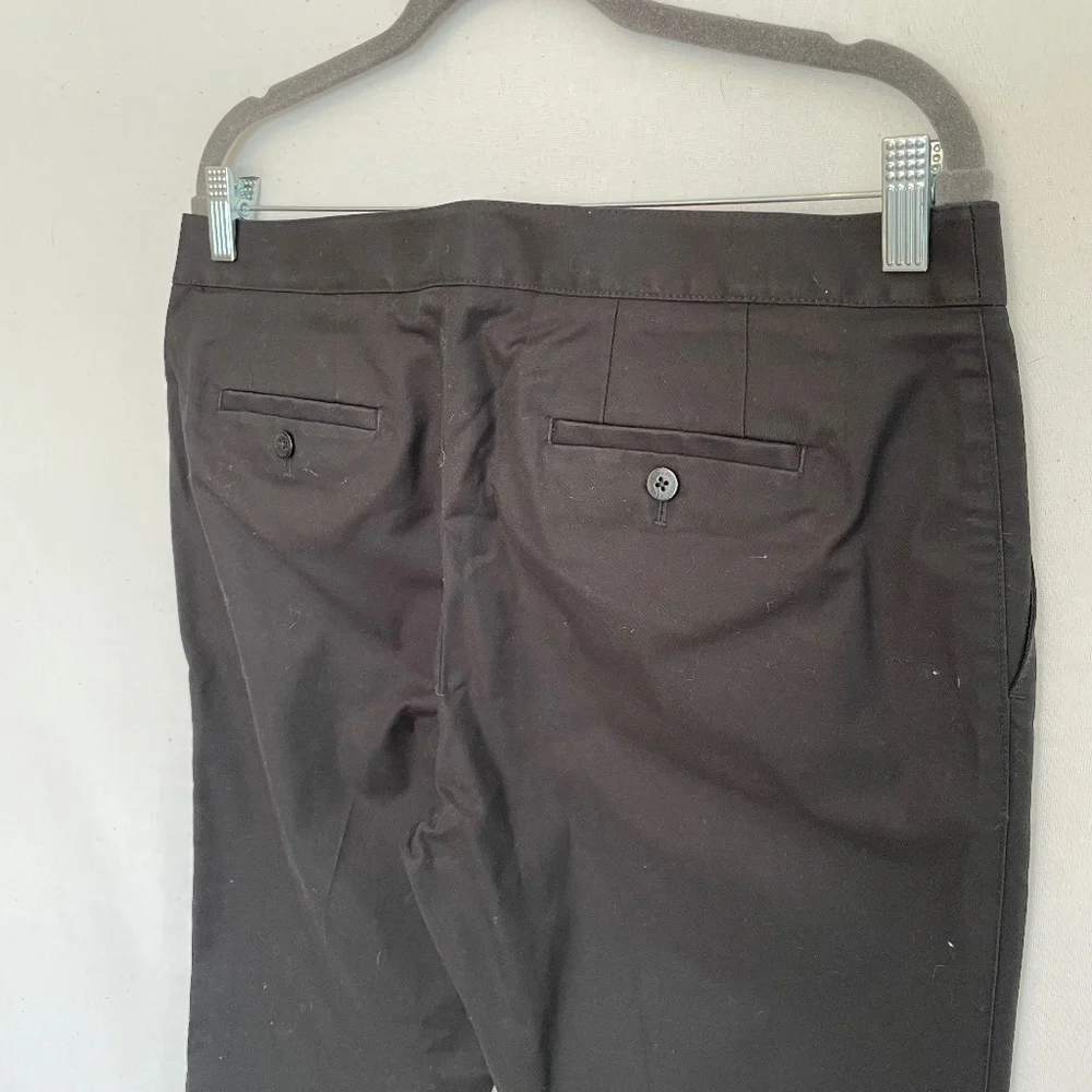 BROOKS BROTHERS Women's Size 10 Black Chino Ankle Pants